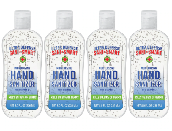 Hand Sanitizer Original - 8 fl oz - 4 PACK - Sanishop.us